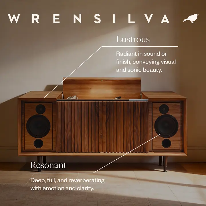 Wrensilva sound definitions ad: lustrous and resonant
